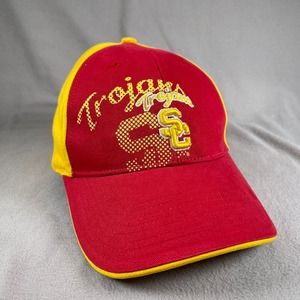 USC Trojans Hat Boys Red Strapback Cap‎ College Sports Football NCAA
